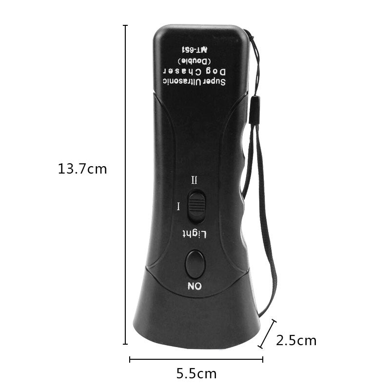 3-in-1 Anti Barking Dog Training Device. Ultrasonic Training Repeller