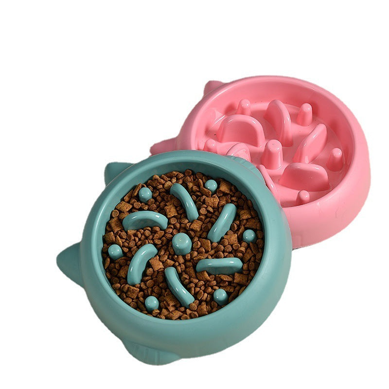 Anti Choking Slow Feeder Dish Bowl