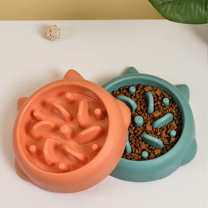 Anti Choking Slow Feeder Dish Bowl